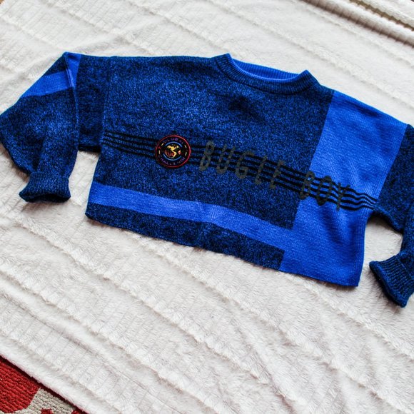 Bugle Boy Sweaters - Rare Vintage Bugle Boy Cropped Sweater